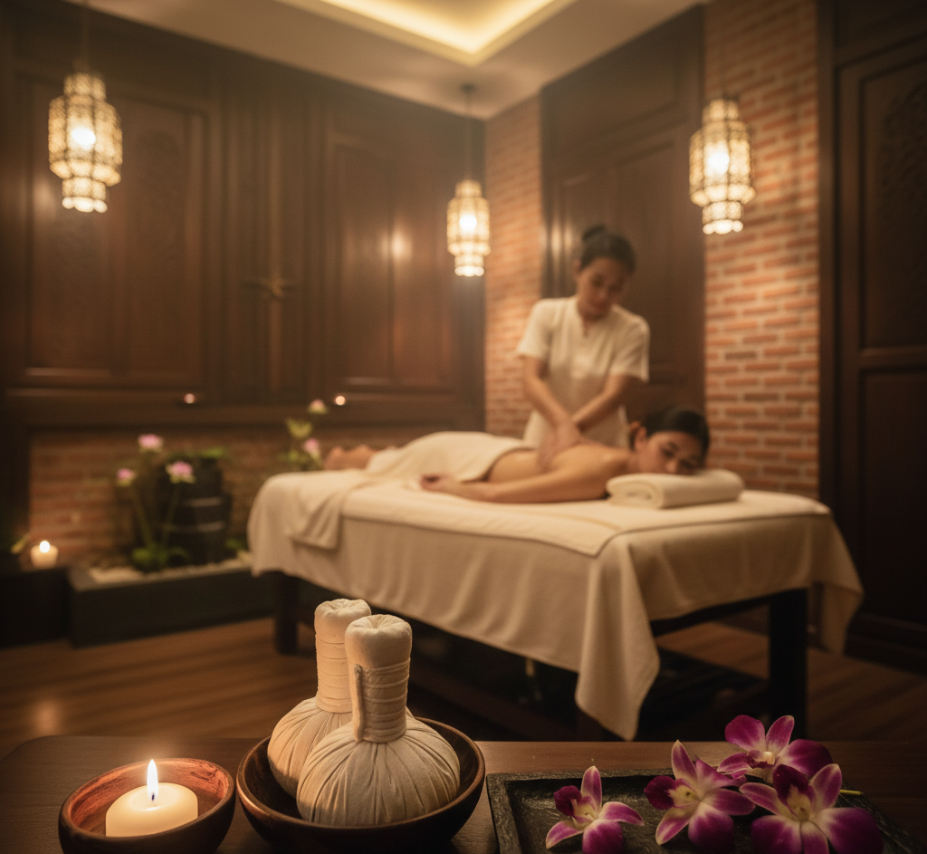 Traditional Thai Massage at Lanna Thai Spa near Wanchai Thai