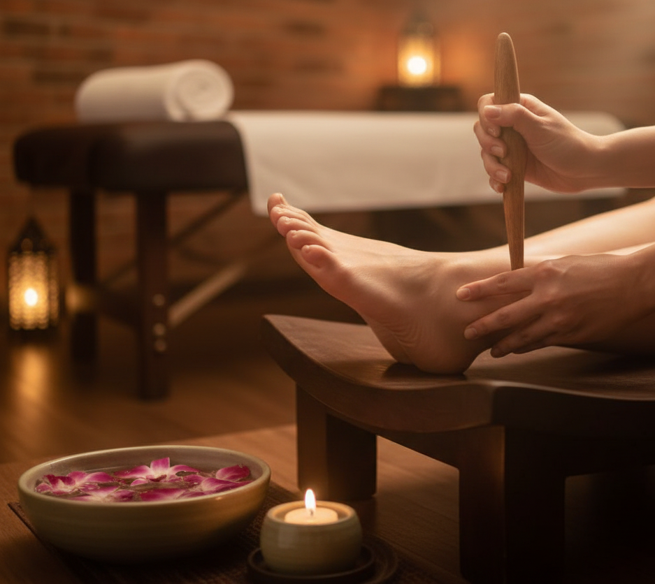 Thai foot massage